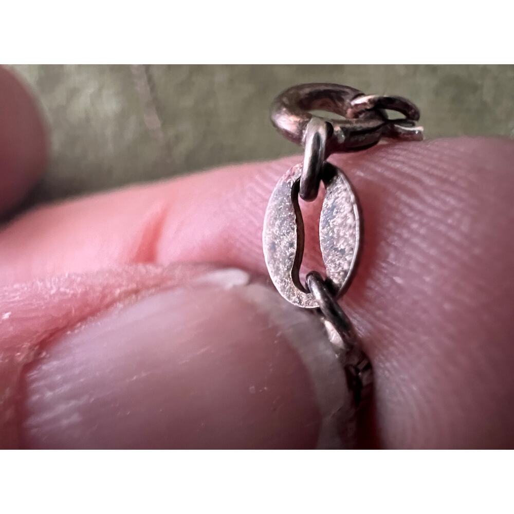 925 Danecraft Sterling Silver Necklace w/ SAI Crystal Drop Pendant Vintage - Picture 7 of 7